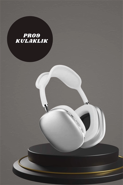 Kulak Üstü P9 Kablosuz Bluetooth Kulaklık ve 7 Kordonlu Akıllı Saat