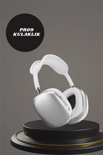 Kulak Üstü P9 Kablosuz Bluetooth Kulaklık ve 7 Kordonlu Akıllı Saat