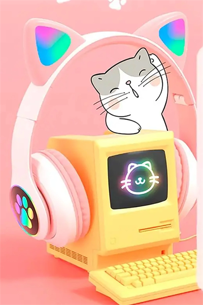 Kulak üstü Bluetooth Kulaklık - Renk: Pembe, Bluetooth Versiyon: 5.0, Mikrofon, Özellik: Kablolu