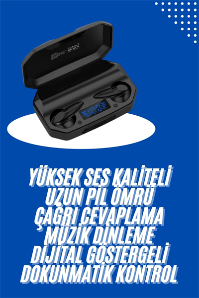Kulaklık Bluetooth 5.2 Kablosuz Kulakiçi Rgb Işıklı Çift Mikrofonlu Yeni Nesil