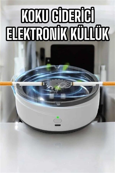 Küllük Duman Giderici Temizlenebilir Elektronik Pilli