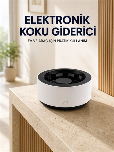 Küllük ve Hava Temizleyici 2’si 1 Arada Koku Giderici Araba ve Ofis İçin