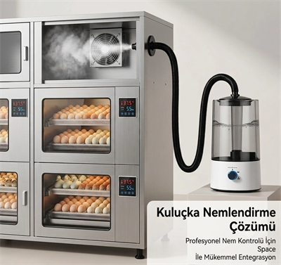 Kuluçka Makinesi Nem Cihazı 4 Litre Ultrasonik Nemlendirici Otomatik Nem Kontrol Sistemi Civciv Çıkım Makinesi İçin