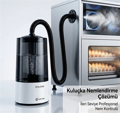 Kuluçka Makinesi Nem Cihazı 4 Litre Ultrasonik Nemlendirici Otomatik Nem Kontrol Sistemi Civciv Çıkım Makinesi İçin