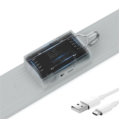 Kumandalı - Zaman - Işık Gücü Ayarlı Metal Askılı - Usb Şarjlı Lamba Fener 20smd Led Bx40