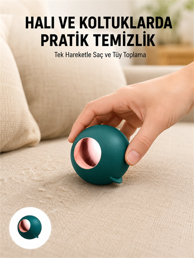 Kumaş Dostu Tiftik Çıkarıcı – Kıyafet ve Halı Temizlik Topu