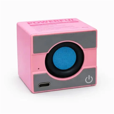 Mini Taşınabilir Hoparlör - Type C (USB-C) Şarj - Güçlü Bass - Küp Tasarım