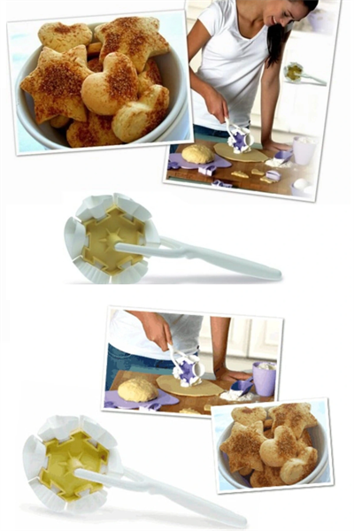 Kurabiye Ruleti - Çiçek - Kalp - Üçgen - Muffin Şekillerinde Kurabiye Şekillendirici