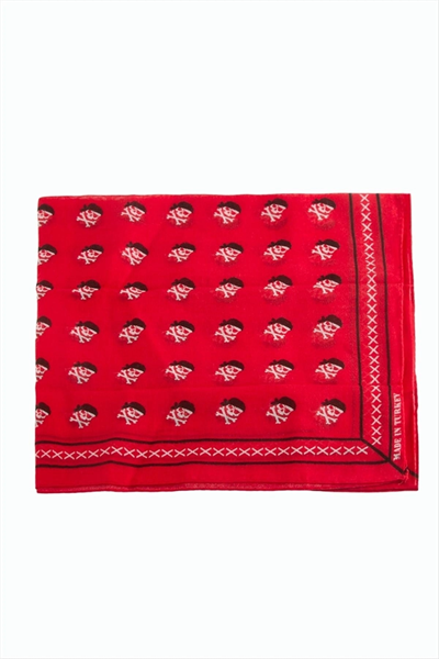 Kuru Kafa Desenli Bandana 50*50