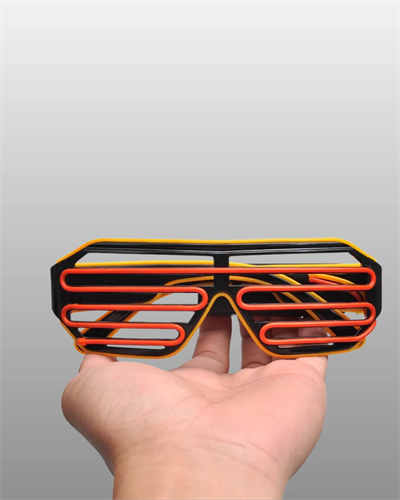 Kutlamalara Renk Katan LED Işıklı Parti Gözlüğü