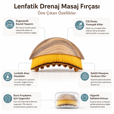 Kutulu Lenf Drenaj Yüz Boyun Masaj - Çok Amaçlı Fırça Leopar Desenli Bx40