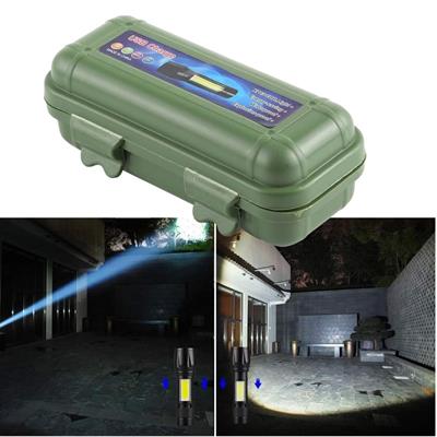 Kutulu Mini El Feneri – Taşınabilir LED Kamp ve Acil Durum El Lambası Plastik Gövde (3936)