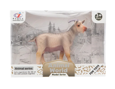 Kutulu Model Figür Hayvan Sakallı Keçi 7 cm