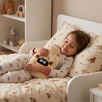 Kuzucuk Figürlü Peluş Sıcak Su Torbası 1 Lt – Yumuşak Kılıf, Uzun Süre Sıcak Tutan Termal Su Torbası (3936)