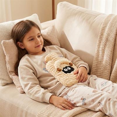 Kuzucuk Figürlü Peluş Sıcak Su Torbası 1 Lt – Yumuşak Kılıf, Uzun Süre Sıcak Tutan Termal Su Torbası (3936)