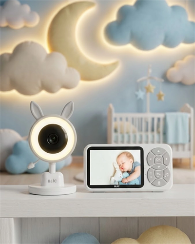 LCD Ekranlı Bebek İzleme Kamerası Ninnili Gece Görüşlü Güvenlik Sistemi