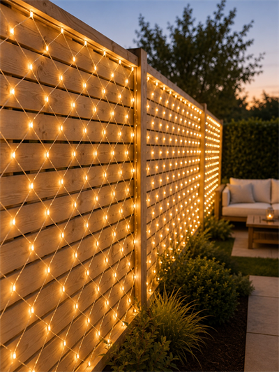 LED Ağ Işık Dekoratif File Aydınlatma Balkon Oda ve Bahçe Süsleme Yeni Nesil