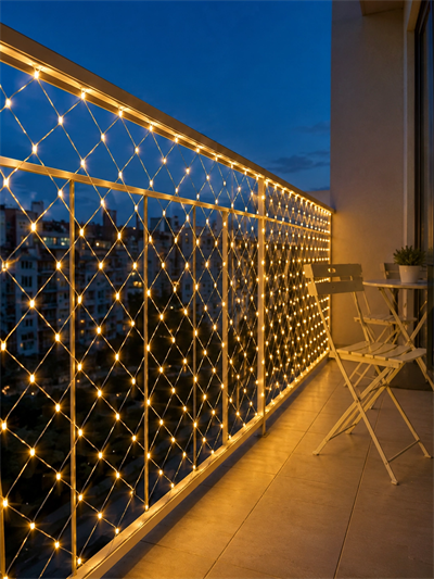 LED Ağ Işık Dekoratif File Aydınlatma Balkon Oda ve Bahçe Süsleme Yeni Nesil