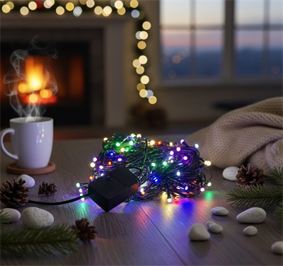 LED Damla Uçlu RGB Dekoratif Işık 10 Metre 100