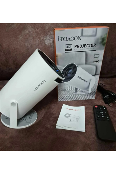 LED FULL HD projeksiyon cihazı 1280x720 çözünürlük 200 ansilümen 3000:1 kontrast beyaz