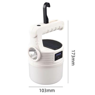 LED Güneş Enerjili Kamp Lambası–2000 Lümen Süper Parlak, 5 Aydınlatma Modlu,USB ile Şarj Edilebilir Dış Mekan,Asılabilir Torch El Feneri (3936)