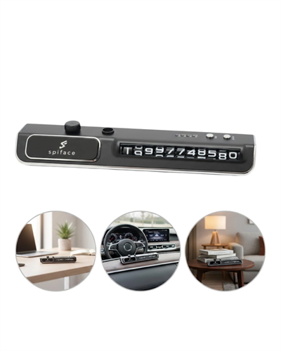 LED Işıklı Araç Ön Cam Telefon Numarası Gösterme Aparatı + 3 Seviyeli Hava Nemlendirici