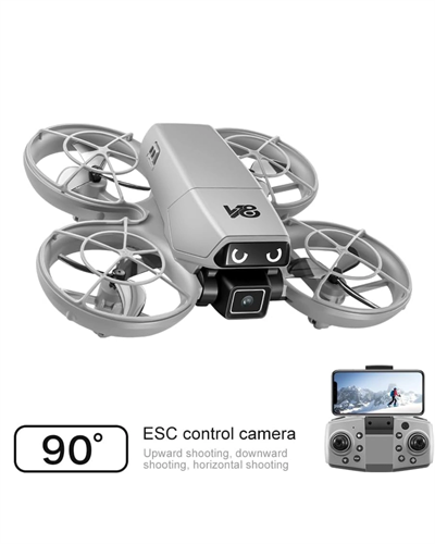 LED Işıklı Mini Drone Kameralı Headless ve APP Destekli