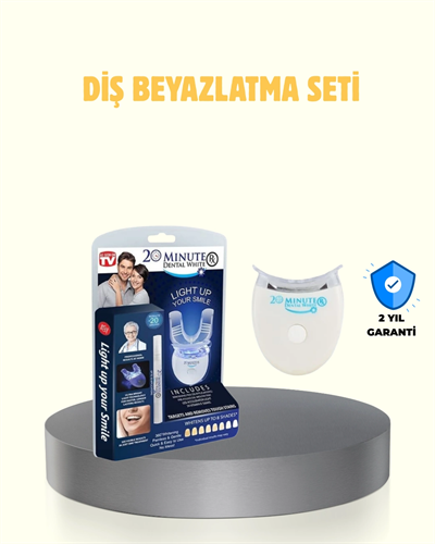 LED Işıklı Profesyonel Diş Beyazlatma Seti