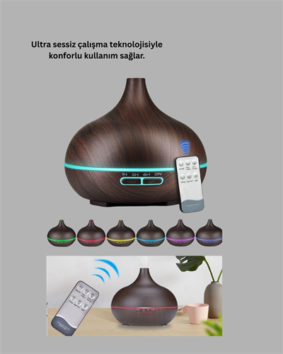 LED Işıklı Sessiz Çalışan Soğuk Buhar Nemlendirici