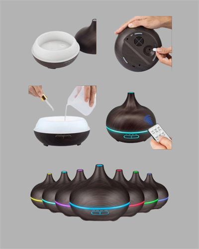 LED Işıklı Sessiz Çalışan Soğuk Buhar Nemlendirici