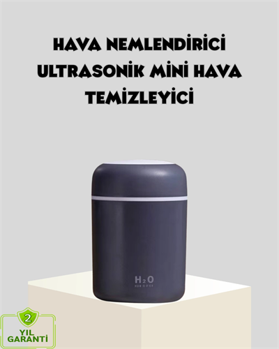 LED Işıklı USB Nemlendirici – Sürekli ve Aralıklı Püskürtme Modu