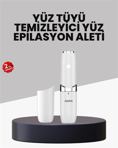 LED Işıklı Yüz Epilasyon Aleti Hassas ve Ağrısız Tüy Alma