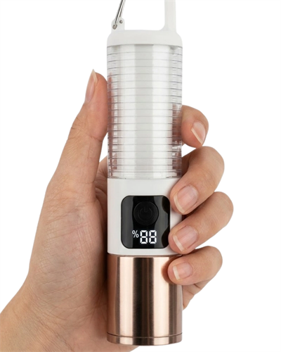 LED Kamp Lambası USB Şarjlı 500 Lümen Parlaklık Güç Göstergeli Taşınabilir Fener