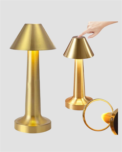 LED Masa Lambası 3 Renk Ayarlı Şarjlı Kablosuz Modern Tasarım