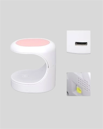 LED Mini Oje Kurutucu Taşınabilir Hızlı Kuruma Cihazı 3 LED Işıklı