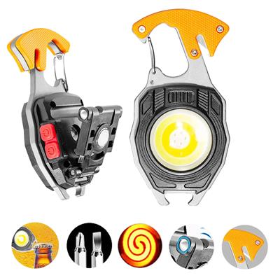 LED Şarj Edilebilir El Feneri Çok Amaçlı Alet Anahtarlık (3936)