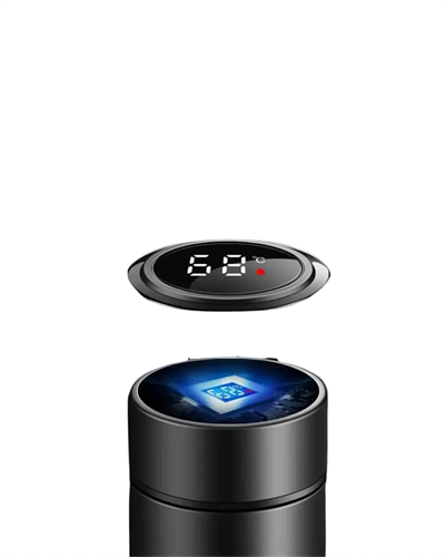 LED Sıcaklık Ölçerli 250 ml Yalıtımlı Termos Şişe