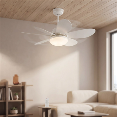 LED Tavan Vantilatörü - Avize - 52 cm - Zaman Ayarlı - Uzatma Duy Aparatlı