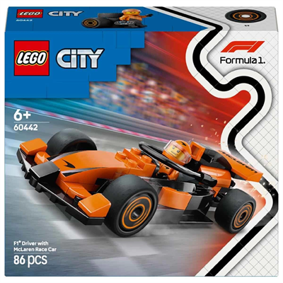 LEGO City McLaren Yarış Arabalı F1 Sürücüsü 60442