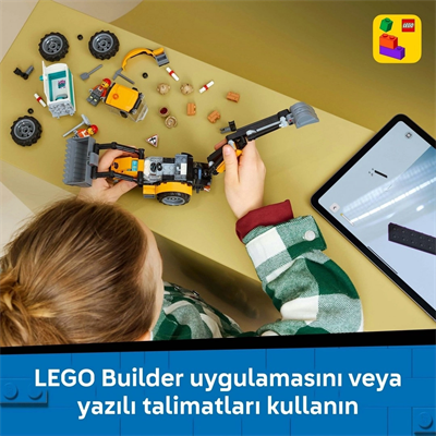 City Sarı Kazıcı Yükleyici 60480