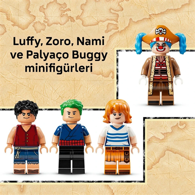 LEGO ONE PIECE Palyaço Buggynin Sirk Çadırı 75637