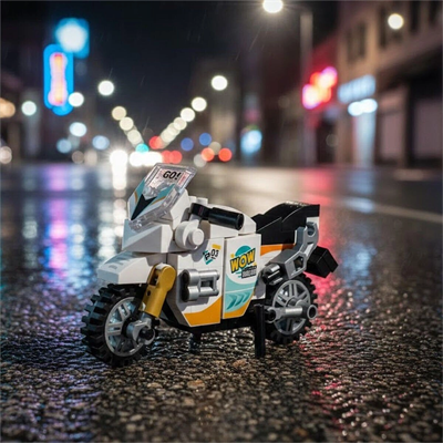 LZ-8624 LOZ MOTORSİKLET 120 PARÇA BLOCK OYUNCAK MİNİ POŞET