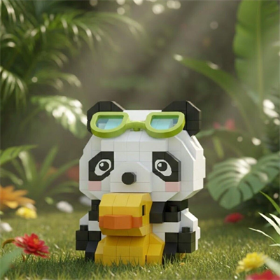 LZ-8634 LOZ ÖRDEKLİ PANDA 190 PARÇA BLOCK OYUNCAK-MİNİ POŞET