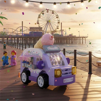 LZ-8638 LOZ DONDURMA ARABASI 140 PARÇA BLOCK OYUNCAK-MİNİ POŞET