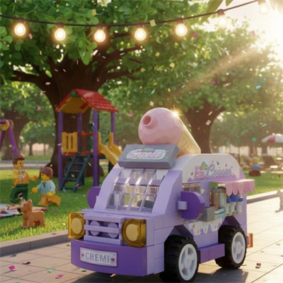 LZ-8638 LOZ DONDURMA ARABASI 140 PARÇA BLOCK OYUNCAK-MİNİ POŞET