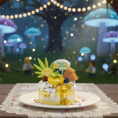 LZ-8643 LOZ LİMONLU PASTA 160 PARÇA BLOCK OYUNCAK-MİNİ POŞET