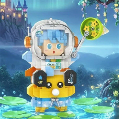 LZ-8827 LOZ ASTRONOT MAVİ 390 PARÇA BLOCK OYUNCAK