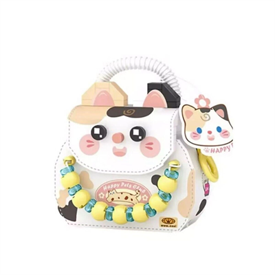 LZ-8843 LOZ KEDİ FİGÜRLÜ MEYVE ÇANTASI 360 PARÇA BLOCK OYUNCAK