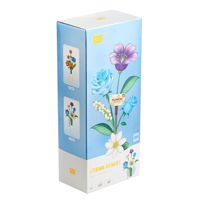 LZ4602 LOZ Çiçek Blok Seti 488 Parça -Vagon life - 1 Adet Stokta Olan Gönderilir