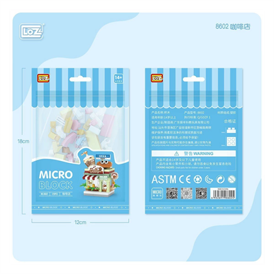 LZ8602 LOZ Blok Oyuncak Mini Poşet -Vagonlife - 1 Adet Stokta Olan Gönderilir